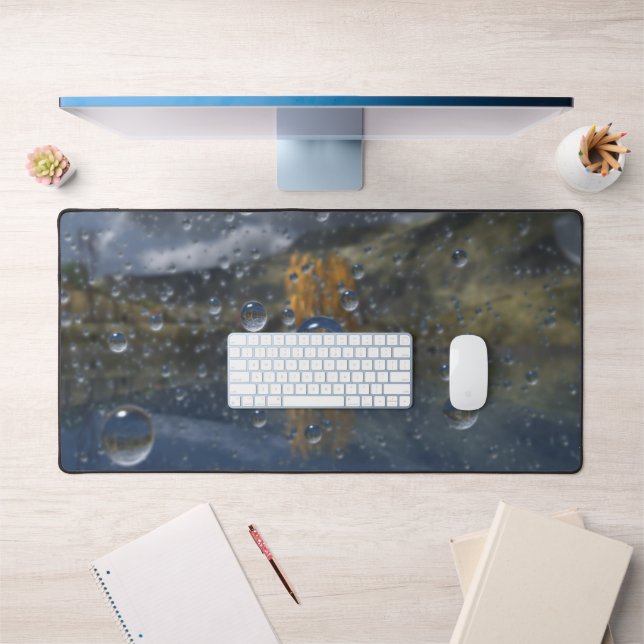 Rain in the Glen Desk Mat (Office 1)