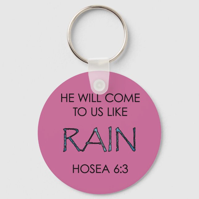Rain Keychain (Front)