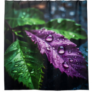 “Rain-Kissed Leaves: Nature’s Palette"