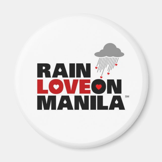 Rain Love on Manila Magnet (Front)