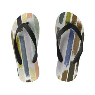 Rain of colours 5 kid's flip flops