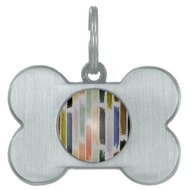 Rain of colours 5 pet ID tag (Front)