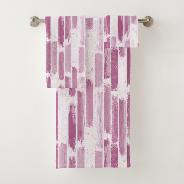 Rain of colours 6 bath towel set (Insitu)