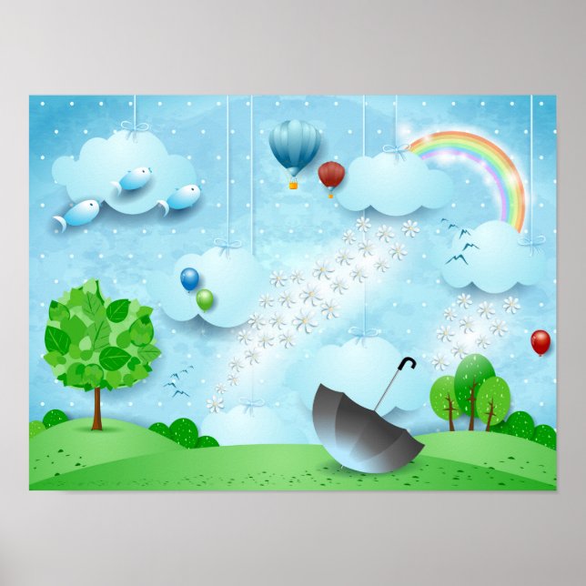 Rain of Flowers Poster (Front)