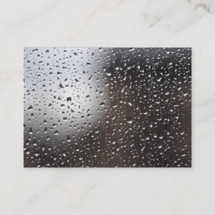 Rain on a Window Business Card