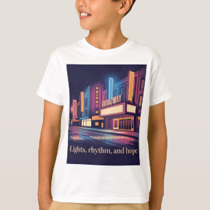 Rain on Broadway New York City T-Shirt