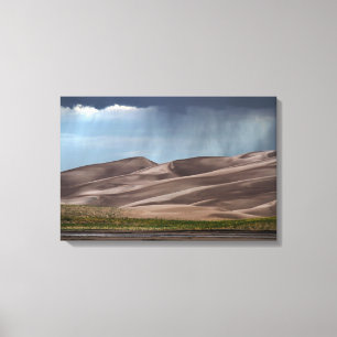 Rain on the Great Sand Dunes Canvas Print