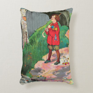 Rain, Rain, Go Away - Mother Goose Nursery Rhyme Accent Pillow