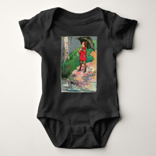 Rain, Rain, Go Away - Mother Goose Nursery Rhyme Baby Bodysuit