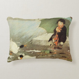 Rain, Rain Go Away Nursery Rhyme Decorative Pillow