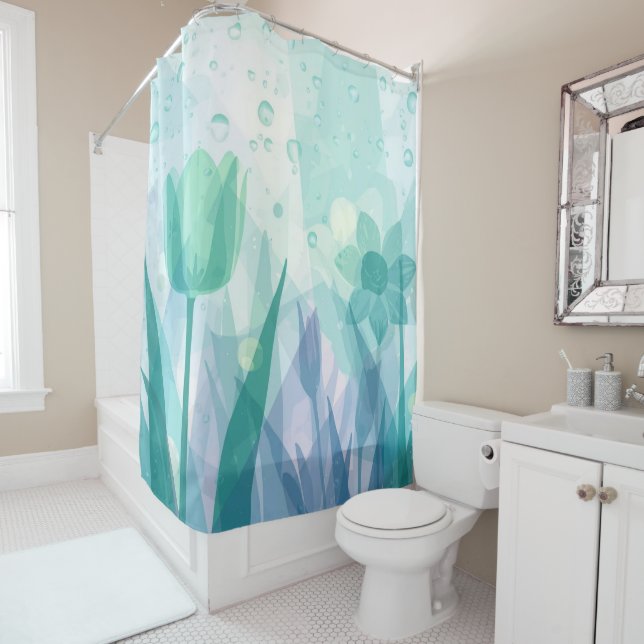 Rain Refreshed Daffodils Lavender Mint Seafoam (In Situ)