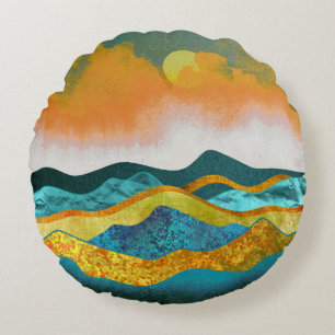 Rain Storm Throw Pillow