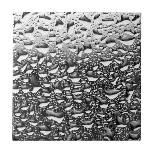 Rain Water Drops on Window Tile (Front)