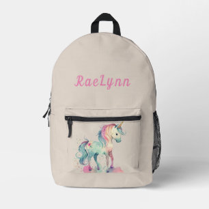 Rainbocorn Personalized Printed Backpack
