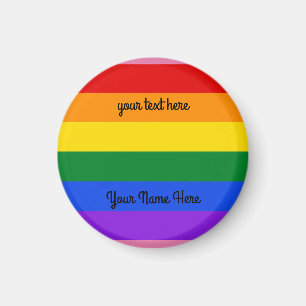 Rainbow #1 Round Magnet