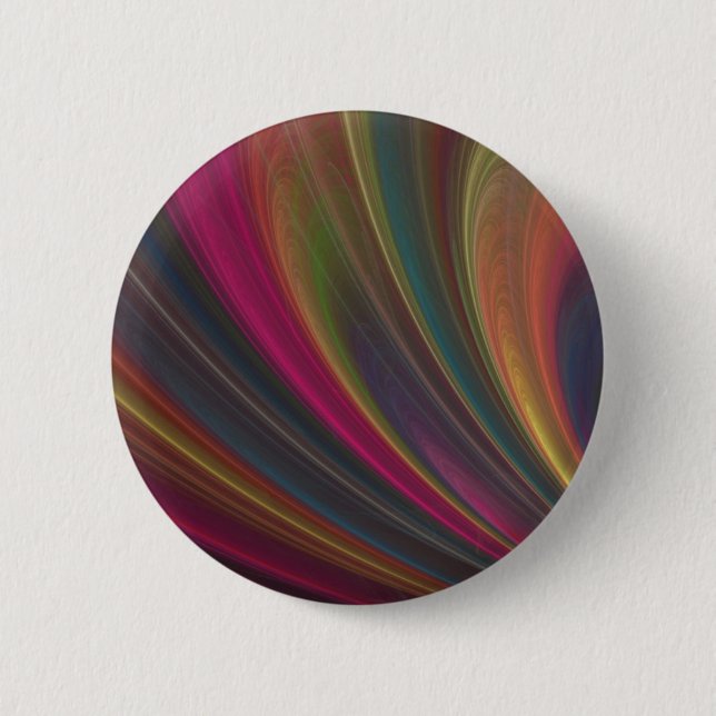 Rainbow 2 Inch Round Button (Front)