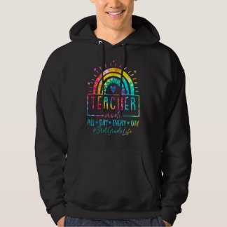 Rainbow 3rd Grade Life All Day Every Day Back To S Hoodie