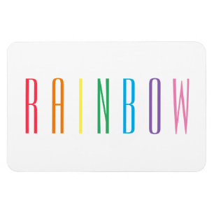 RAINBOW 4"X6" Frig Magnet