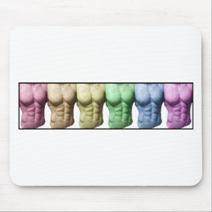 Rainbow Abs Mouse Pad