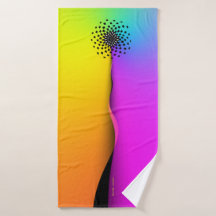 Rainbow Abstract Flower