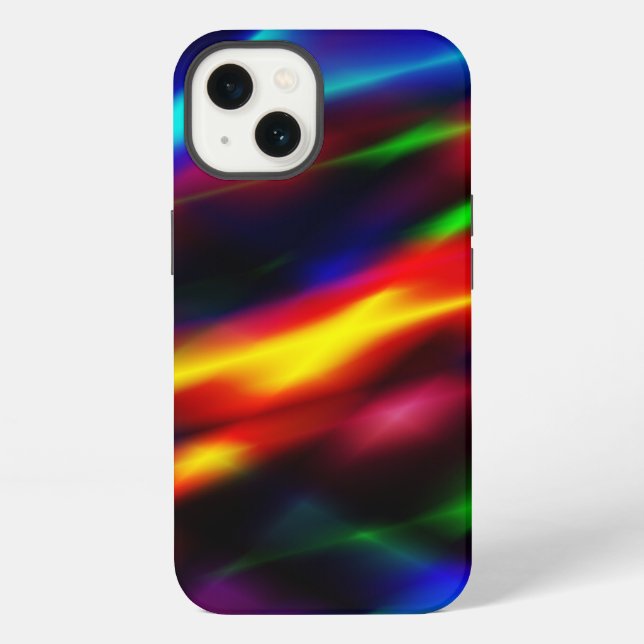 Rainbow Abstract iPhone Case (Back)