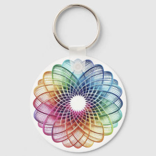 Rainbow - Abstract Keychain