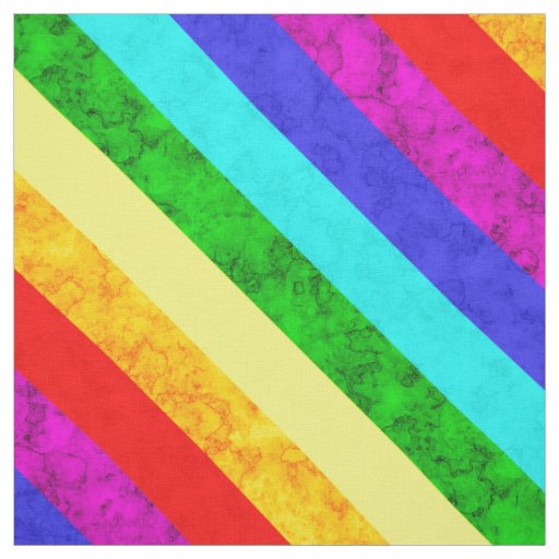 Rainbow abstract pattern fabric