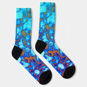 Rainbow Abstract Pattern Socks