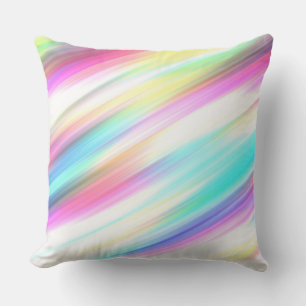 rainbow abstract pillow