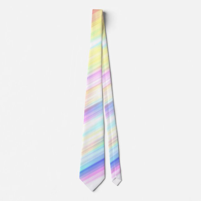 rainbow abstract tie (Front)