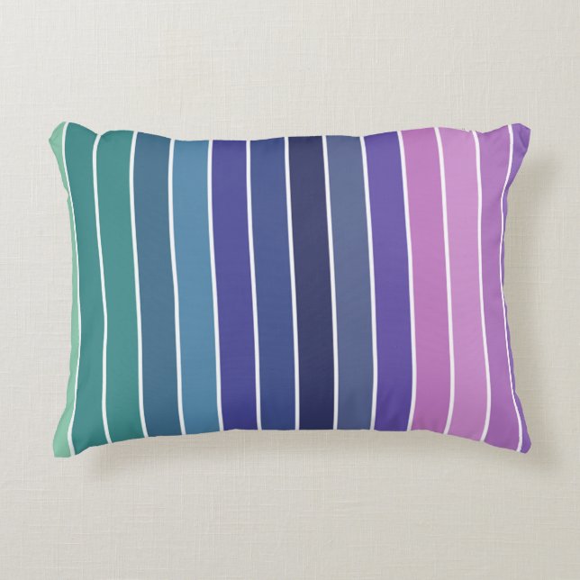 Rainbow Accent Pillow (Front)