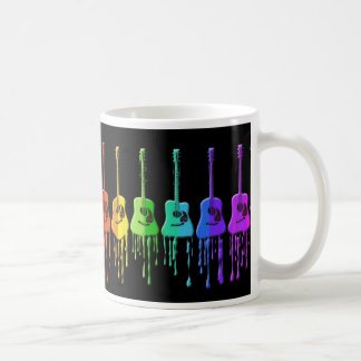 Rainbow Acoustic Guitars Coffee Mug