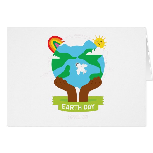 rainbow african Earth Day (Front Horizontal)