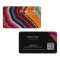 Rainbow Agate Marble QR Code Business Card
