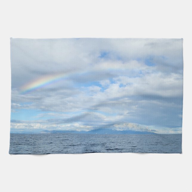 Rainbow Anacapa Island Kitchen Towel (Horizontal)