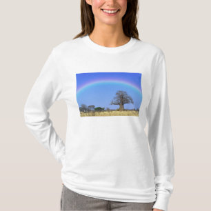Rainbow and African baobab tree, Adansonia T-Shirt