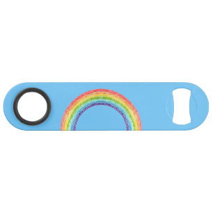 Rainbow and blue sky bar key