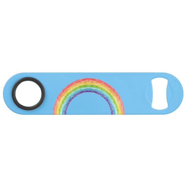 Rainbow and blue sky bar key (Front (Horizontal))