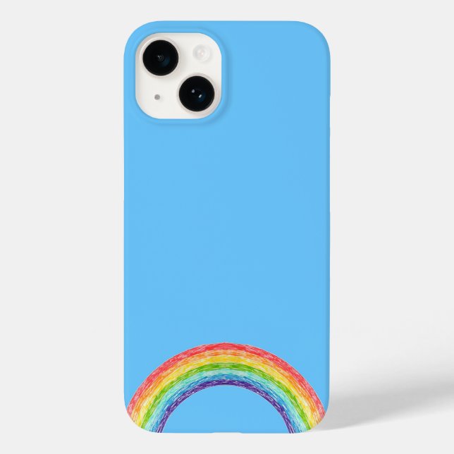 Rainbow and blue sky Case-Mate iPhone case (Back)