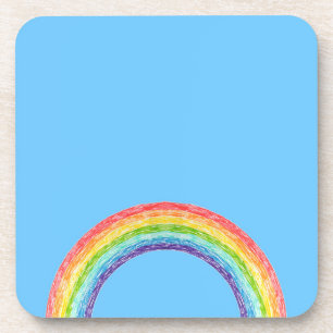 Rainbow and blue sky coaster