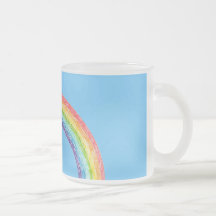 Rainbow and blue sky