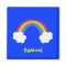 Rainbow and Clouds Personalized Name Gift