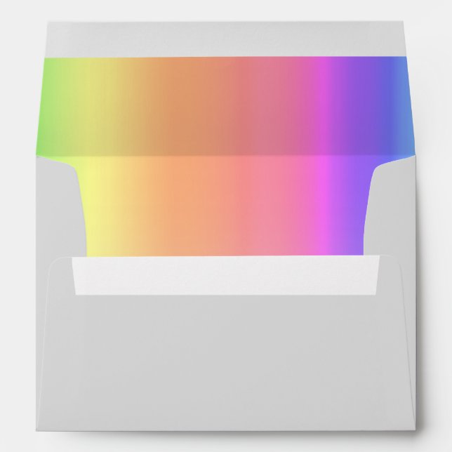 Rainbow and Grey Envelopes (Back (Bottom))
