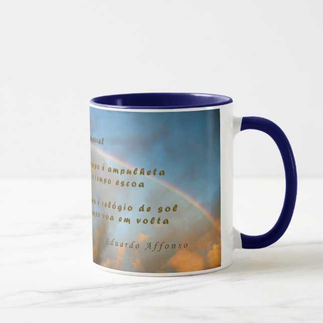 Rainbow and poem, mug (Right)