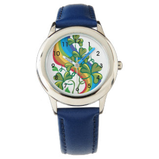 Rainbow And Shamrocks Watch