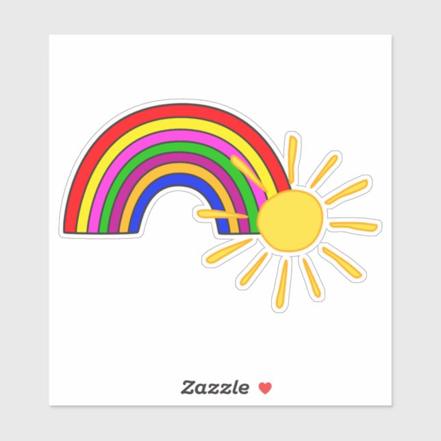Rainbow And Sunshine Contour (Sheet)