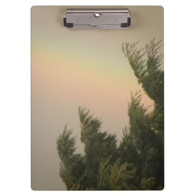 Rainbow and Trees Clipboard (Front)