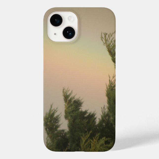 Rainbow and Trees iPhone Case (Back)