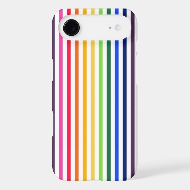 Rainbow and white stripes (Back)