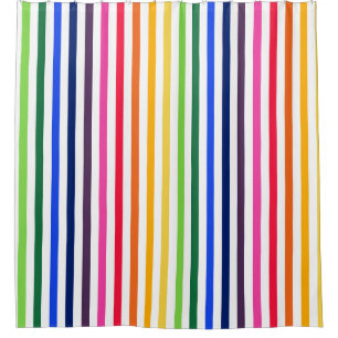Rainbow and white stripes